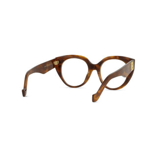 LOEWE Anagram LW50081I women Havana Geometric Eyeglasses