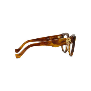 LOEWE Anagram LW50081I women Havana Geometric Eyeglasses