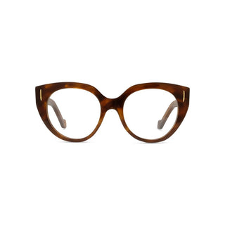 LOEWE Anagram LW50081I women Havana Geometric Eyeglasses