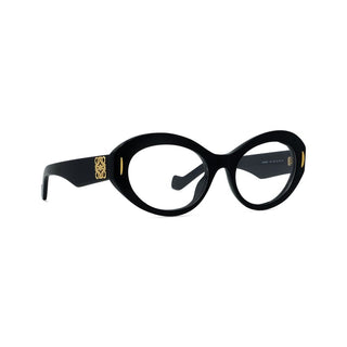 LOEWE Anagram LW50090I women Black Oval Eyeglasses