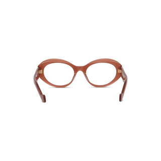 LOEWE Anagram LW50090I women Brown Oval Eyeglasses