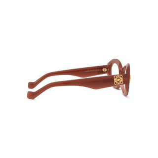 LOEWE Anagram LW50090I women Brown Oval Eyeglasses