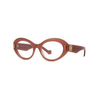 LOEWE Anagram LW50090I women Brown Oval Eyeglasses