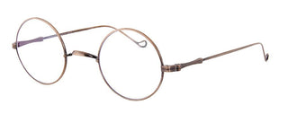 Lunor M2 01 Unisex Gold Round Eyeglasses