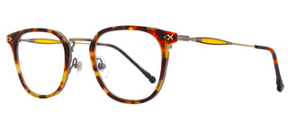 Matsuda M3113 unisex Havana Geometric Eyeglasses