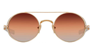 Matsuda M3128 unisex Gold Round Sunglasses