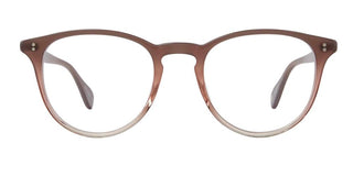 Garrett Leight MANZANITA unisex Red Round Eyeglasses