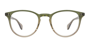 Garrett Leight MANZANITA unisex Green Round Eyeglasses