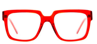 Kuboraum MASKE K3 unisex Red Geometric Eyeglasses