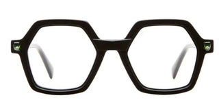 Kuboraum MASKE Q8 unisex Black Geometric Eyeglasses