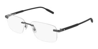 Montblanc MB0088O men Black Geometric Eyeglasses