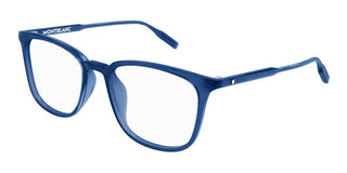 Montblanc MB0089OK men Blue Squared Eyeglasses