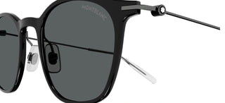 Montblanc MB0098S men Black Squared Sunglasses