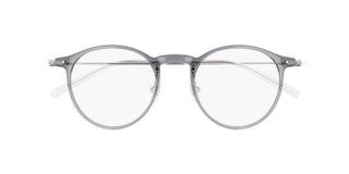 Montblanc MB0099O men Grey Round Eyeglasses