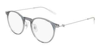 Montblanc MB0099O men Grey Round Eyeglasses