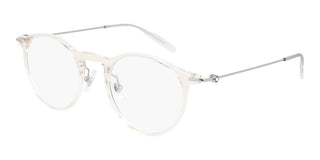 Montblanc MB0099O men Transparent Round Eyeglasses