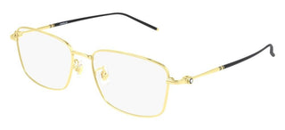 Montblanc MB0140OK men Gold Geometric Eyeglasses