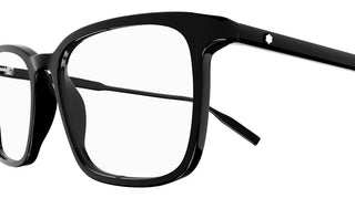 Montblanc MB0197O men Black Squared Eyeglasses