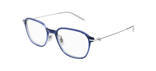 Montblanc MB0207O men Blue Squared Eyeglasses