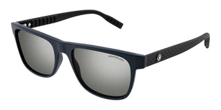 Montblanc MB0209S men Grey Squared Sunglasses