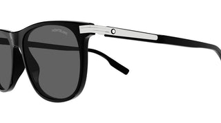 Montblanc MB0216S men Black Squared Sunglasses