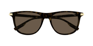 Montblanc MB0216S men Havana Squared Sunglasses