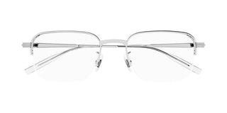 Montblanc MB0220OA men Silver Rectangle Eyeglasses