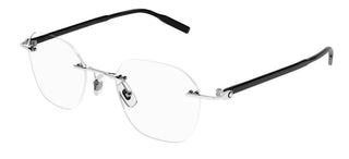 Montblanc MB0223O men Black Round Eyeglasses