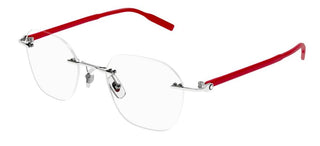 Montblanc MB0223O men Red Round Eyeglasses