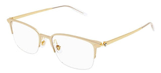 Montblanc MB0234OK men Gold Geometric Eyeglasses