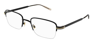 Montblanc MB0237O men Black Geometric Eyeglasses