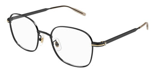 Montblanc MB0238OK men Black Geometric Eyeglasses