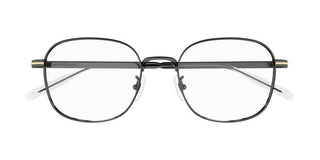 Montblanc MB0238OK men Ruthenium Geometric Eyeglasses