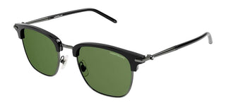 Montblanc MB0242S men Black Squared Sunglasses