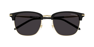 Montblanc MB0242S men Black Squared Sunglasses