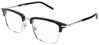 Montblanc MB0243O men Black Geometric Eyeglasses