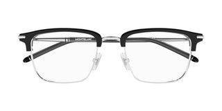 Montblanc MB0243O men Black Geometric Eyeglasses