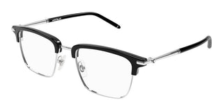 Montblanc MB0243O men Black Geometric Eyeglasses