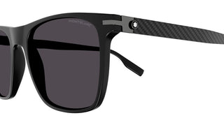 Montblanc MB0248S men Black Squared Sunglasses