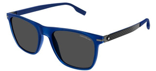 Montblanc MB0248S men Blue Squared Sunglasses