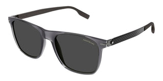 Montblanc MB0248S men Grey Squared Sunglasses