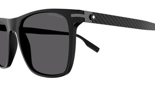 Montblanc MB0248S men Black Squared Sunglasses