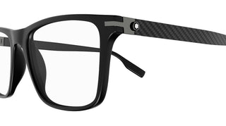 Montblanc MB0251O men Black Geometric Eyeglasses