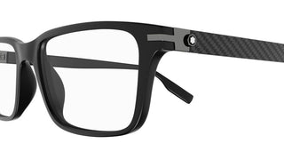 Montblanc MB0252O men Black Geometric Eyeglasses