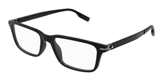 Montblanc MB0252O men Black Geometric Eyeglasses