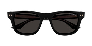 Montblanc MB0254S men Black Squared Sunglasses