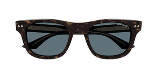 Montblanc MB0254S men Havana Squared Sunglasses