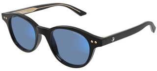 Montblanc MB0255S men Black Squared Sunglasses