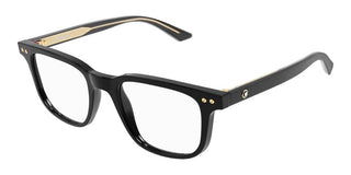 Montblanc MB0256O men Black Squared Eyeglasses