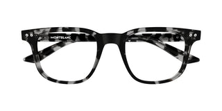 Montblanc MB0256O men Black Squared Eyeglasses